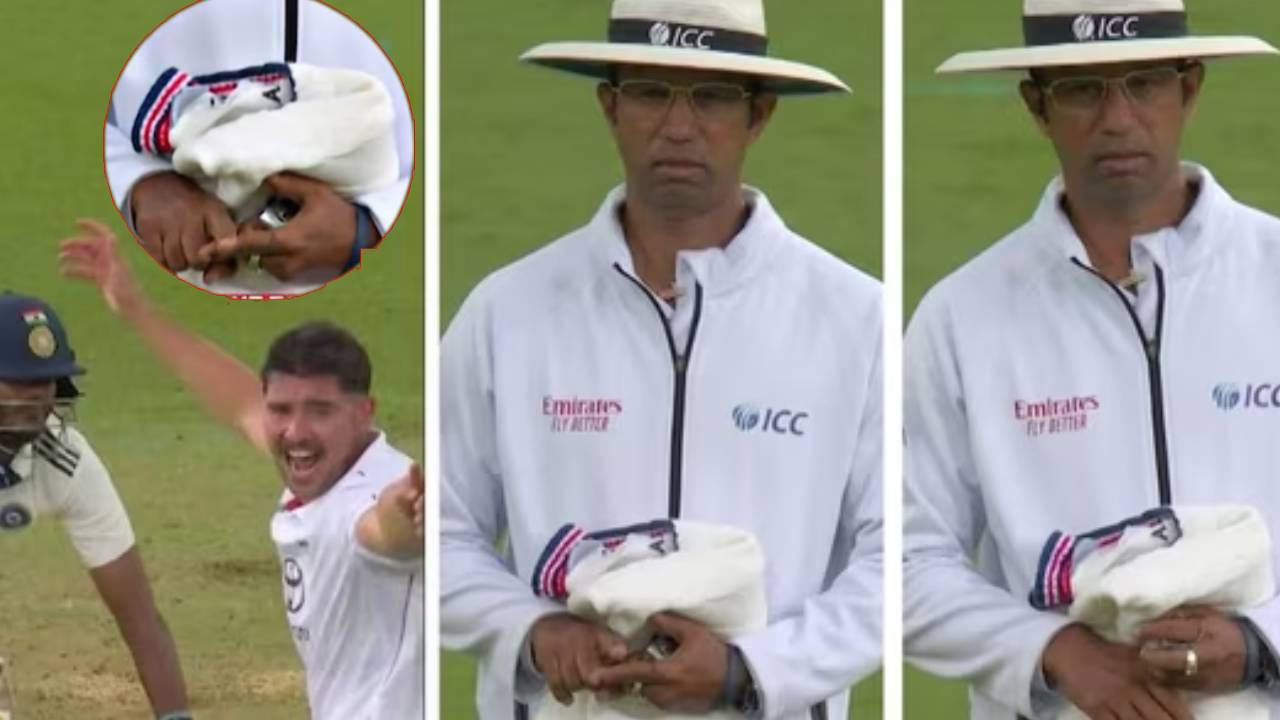 IND vs ENG: ఇదేం అంపైరింగ్ సామీ.. ఇది న్యాయమేనా..! ఓవల్లో ఇంగ్లాండ్కు అనుకూలంగా సిగ్నల్ ఇచ్చిన లంక అంపైర్.. వీడియో వైరల్.. ఐసీసీ వేటు తప్పదా..? IND vs ENG: ఇదేం అంపైరింగ్ సామీ.. ఇది న్యాయమేనా..! ఓవల్లో ఇంగ్లాండ్కు అనుకూలంగా సిగ్నల్ ఇచ్చిన లంక అంపైర్.. వీడియో వైరల్.. ఐసీసీ వేటు తప్పదా..?
