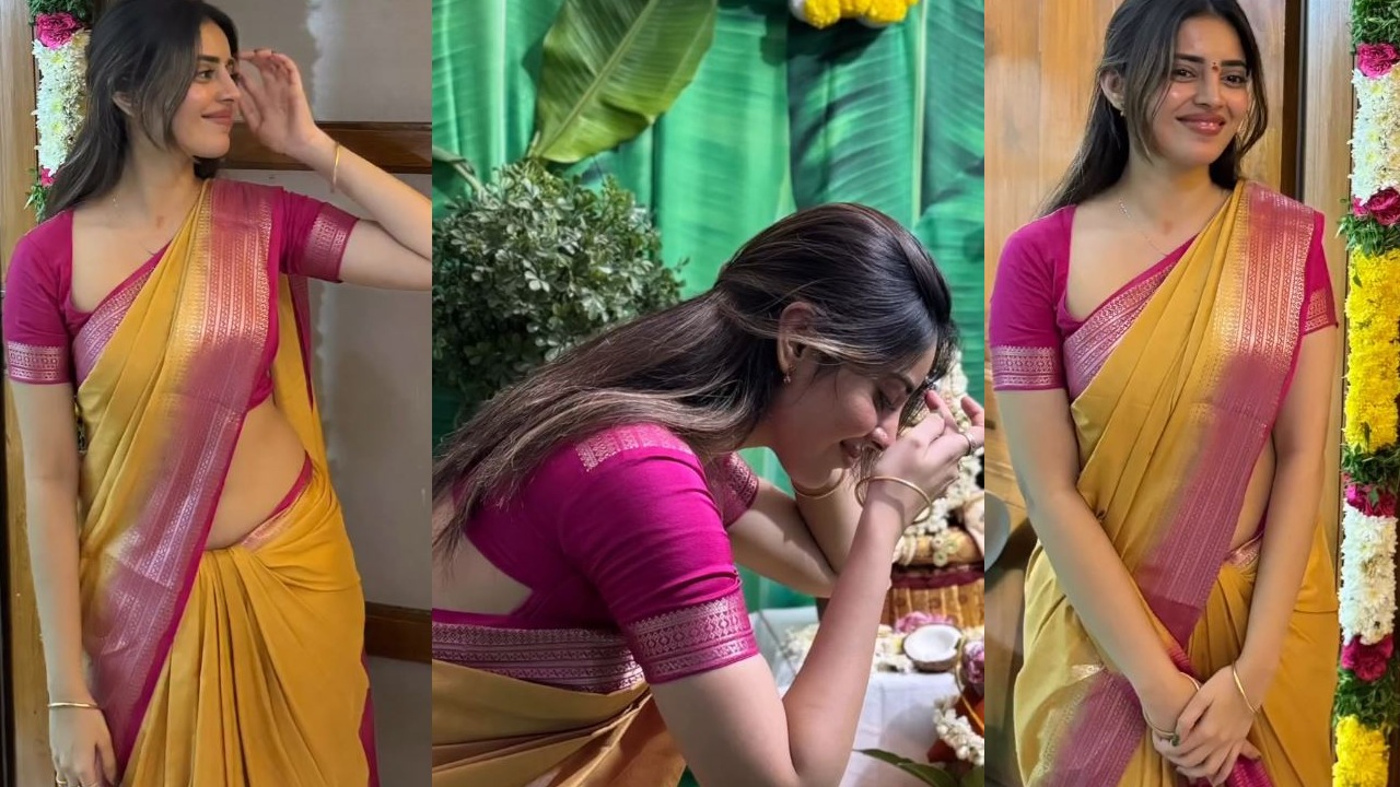 Kushitha Kallapu : వరలక్ష్మి వ్రతం స్పెషల్.. చీరకట్టులో కుషిత కళ్లపు ఫొటోలు..