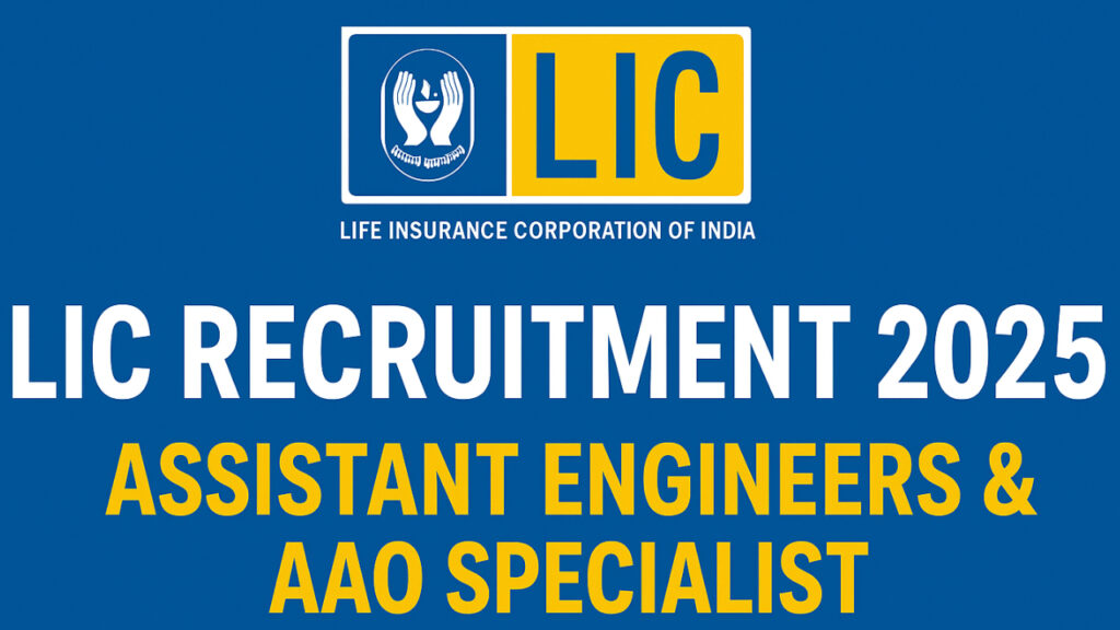 LIC Recruitment 2025 Life Insurance Corporation releases notification for AEO and AE posts