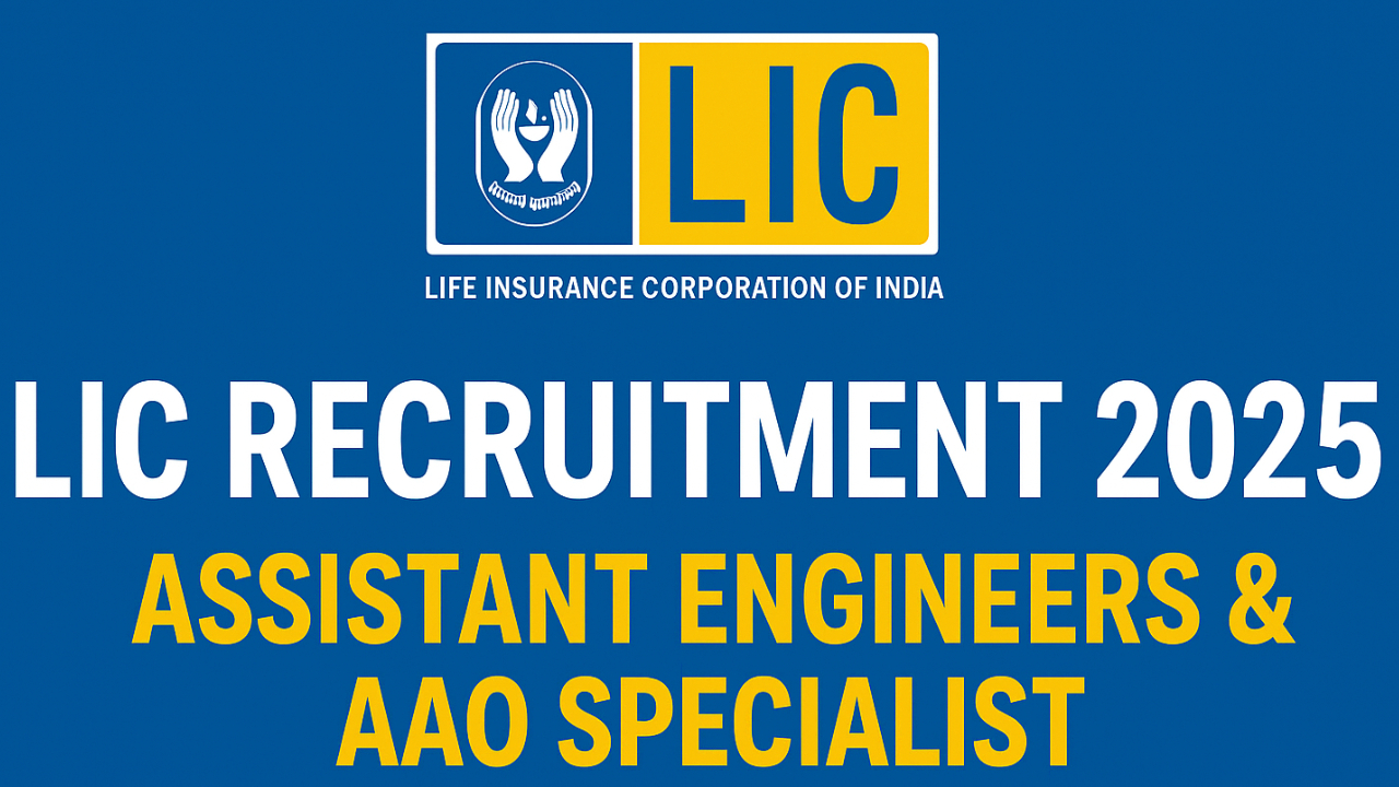 LIC Recruitment 2025: ఎల్ఐసీలో 841 ఏఏఓ, ఏఈ పోస్టులు.. నోటిఫికేషన్ విడుదల.. దరఖాస్తు, అర్హత, పూర్తి వివరాలు LIC Recruitment 2025: ఎల్ఐసీలో 841 ఏఏఓ, ఏఈ పోస్టులు.. నోటిఫికేషన్ విడుదల.. దరఖాస్తు, అర్హత, పూర్తి వివరాలు