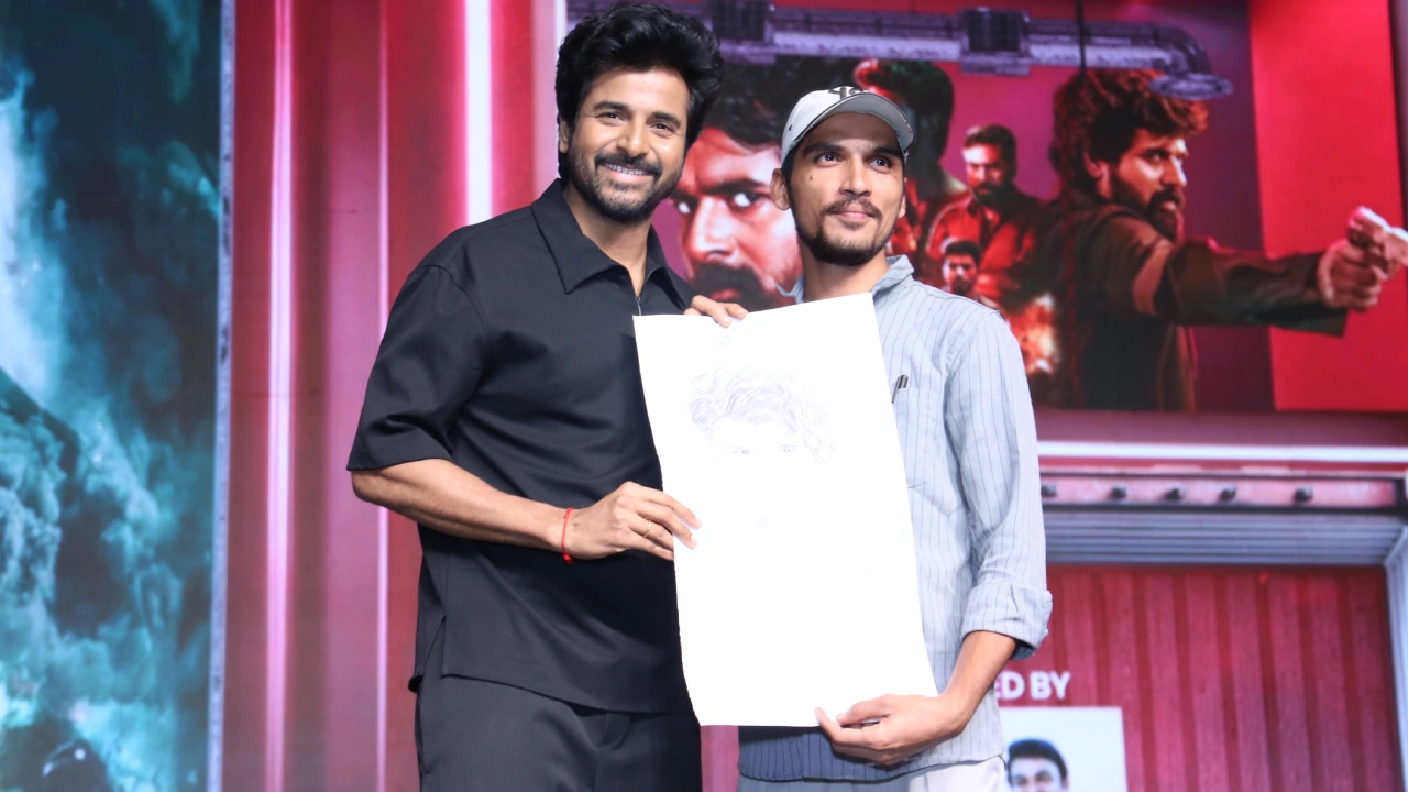 Sivakarthikeyan Rukmini Vasanth Madharaasi Pre Release Event