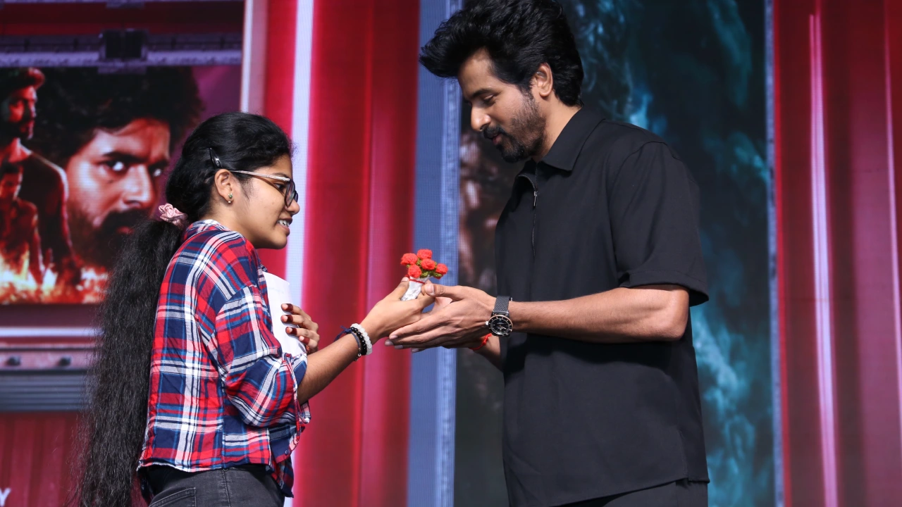 Sivakarthikeyan Rukmini Vasanth Madharaasi Pre Release Event
