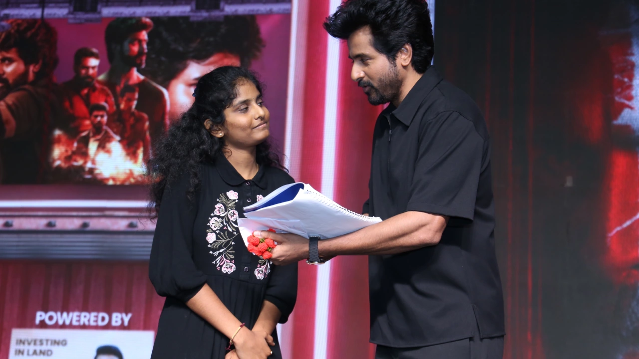 Sivakarthikeyan Rukmini Vasanth Madharaasi Pre Release Event