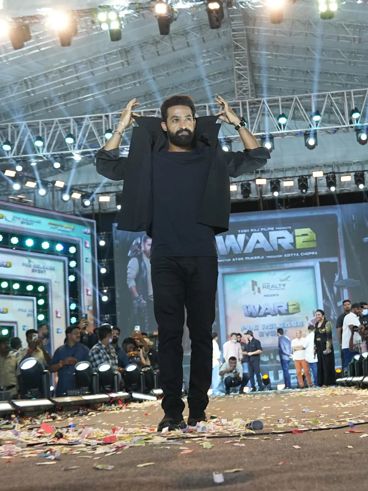 NTR Hrithik Roshan War 2 Pre Release Event