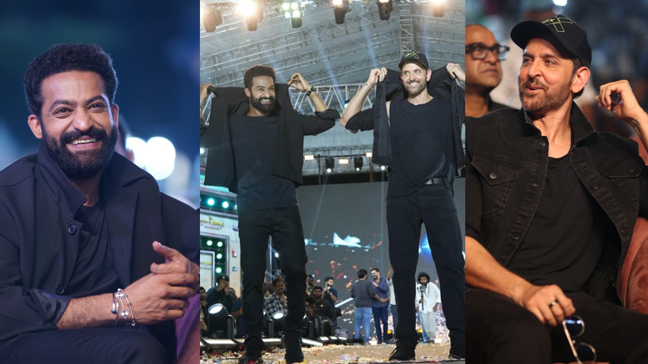 War 2 Pre Release Event : వార్ 2 ప్రీ రిలీజ్ ఈవెంట్.. ఎన్టీఆర్ – హృతిక్ రోషన్ స్పెషల్ ఫోటోలు..