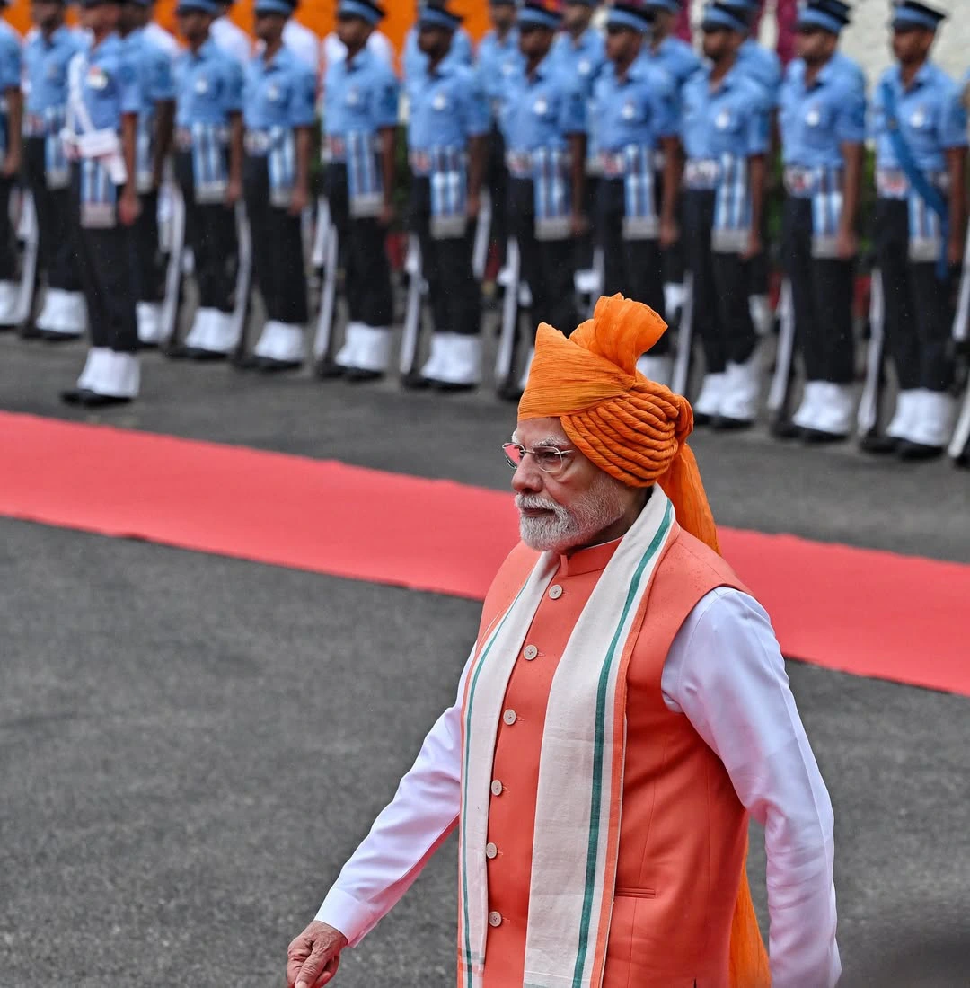 Narendra Modi Participated in Independence Day Celebrations at Red Fort in Delhi