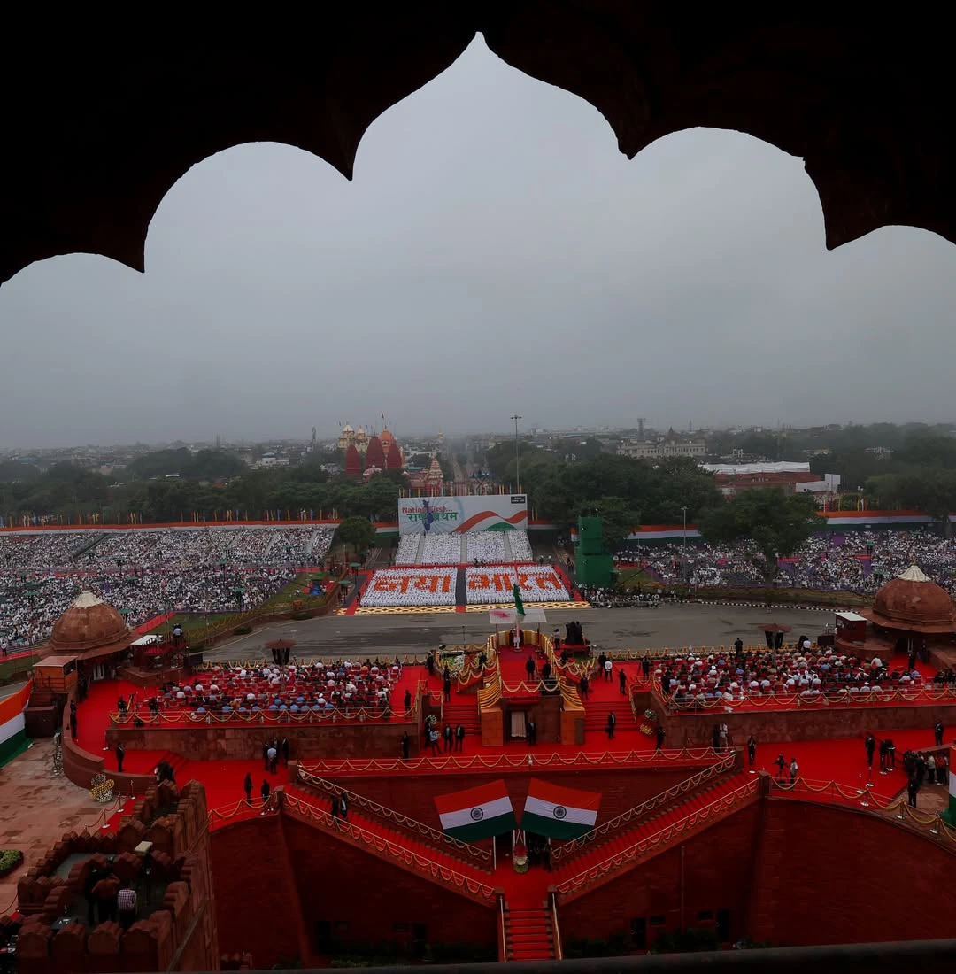 Narendra Modi Participated in Independence Day Celebrations at Red Fort in Delhi