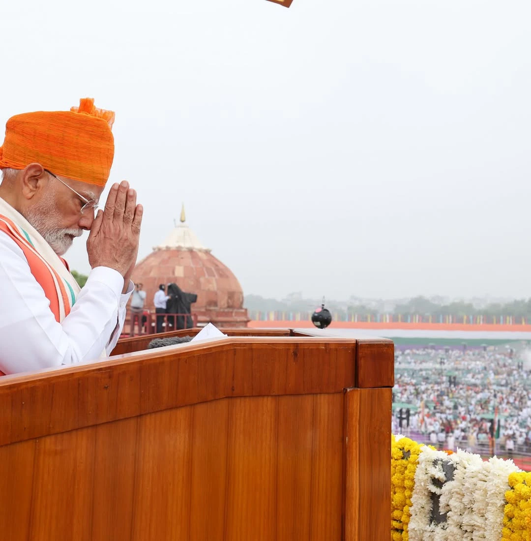 Narendra Modi Participated in Independence Day Celebrations at Red Fort in Delhi
