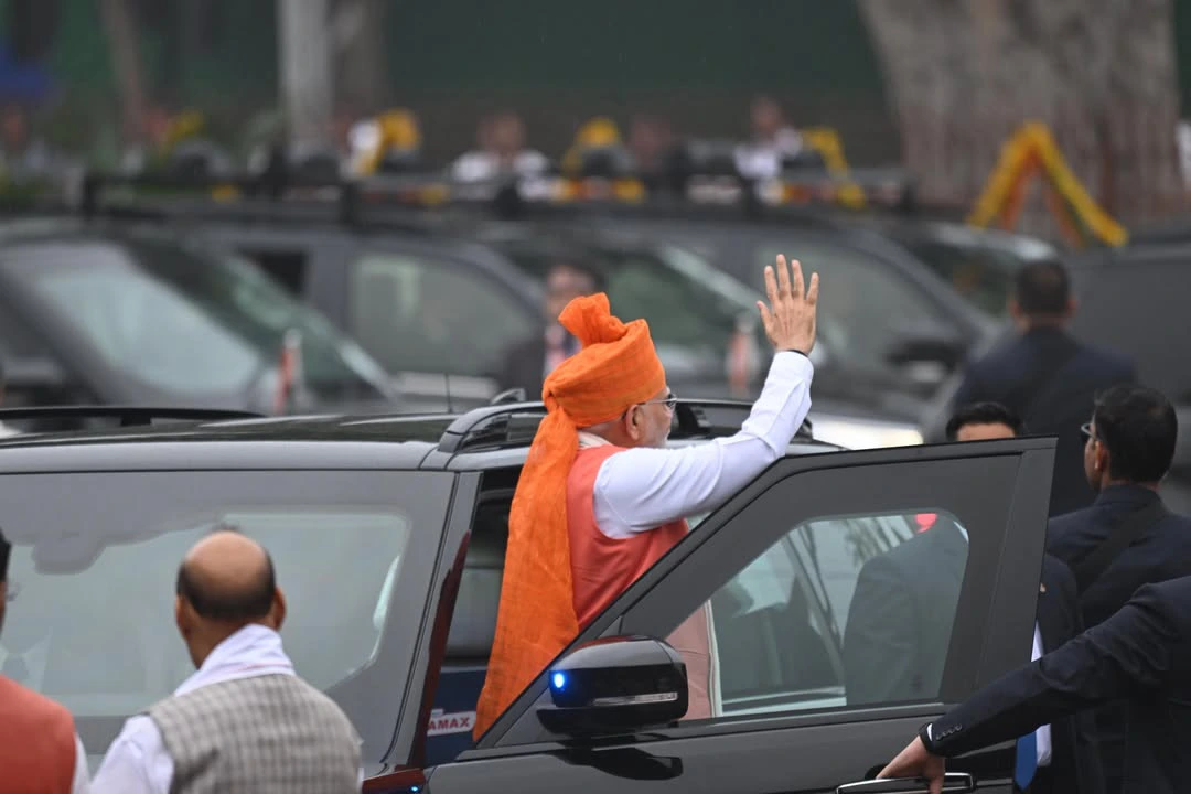 Narendra Modi Participated in Independence Day Celebrations at Red Fort in Delhi