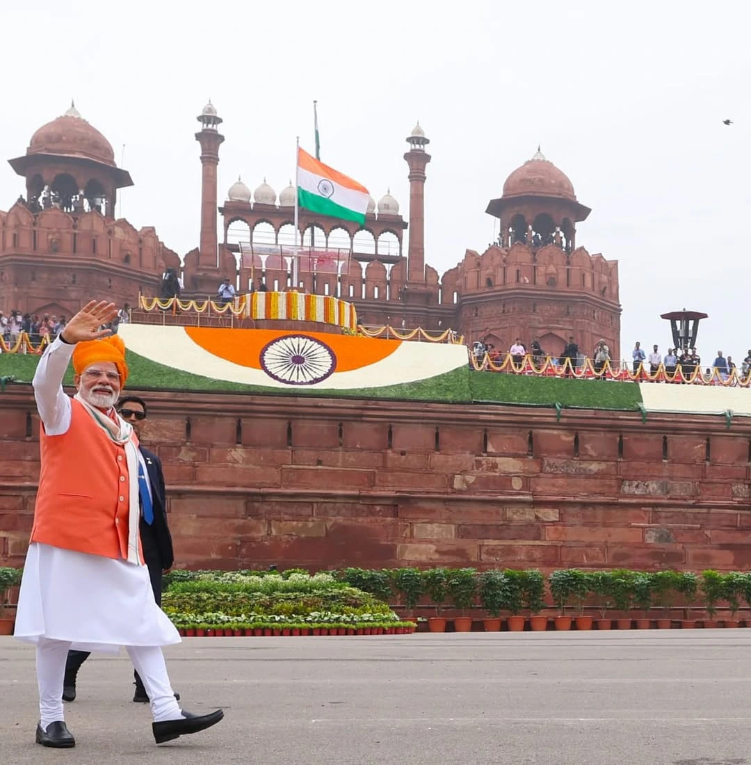 Narendra Modi Participated in Independence Day Celebrations at Red Fort in Delhi