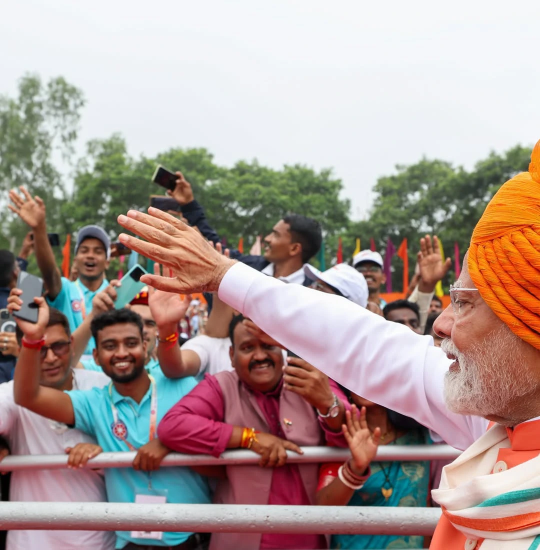Narendra Modi Participated in Independence Day Celebrations at Red Fort in Delhi