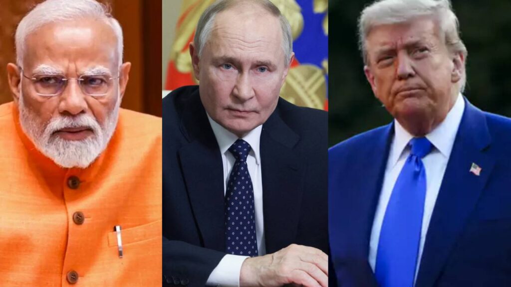 Narendra Modi, Vladimir Putin, Donald Trump