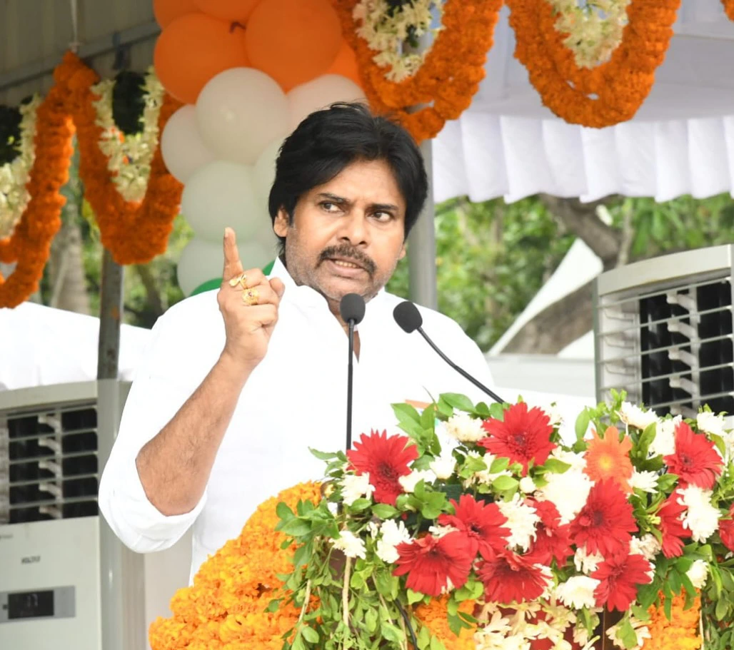 Pawan Kalyan Participated in Independence Day Celebrations at Kakinada