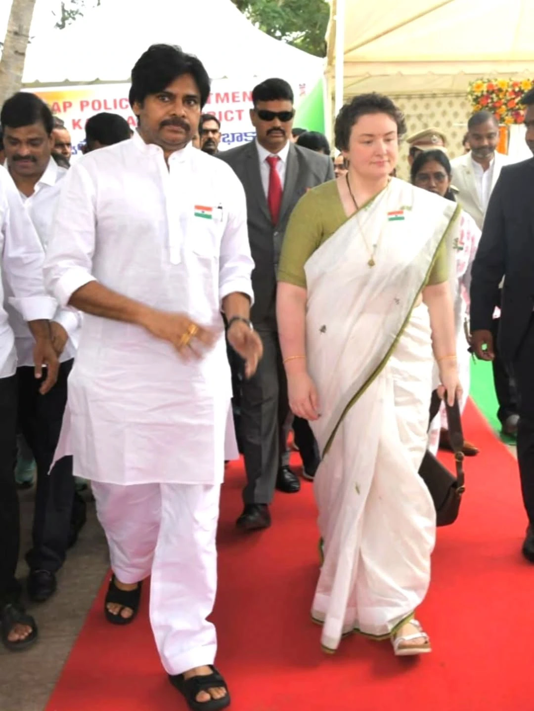 Pawan Kalyan Participated in Independence Day Celebrations at Kakinada