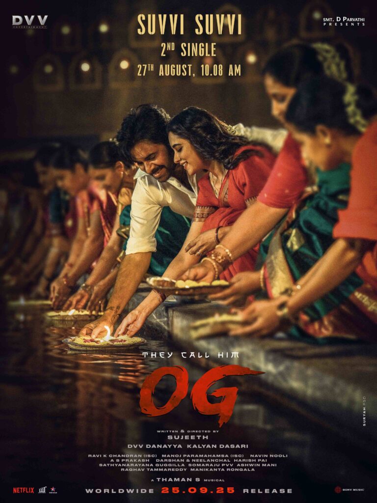 Pawan Kalyan They Call Him OG Movie Second Song Update Announced with Poster 