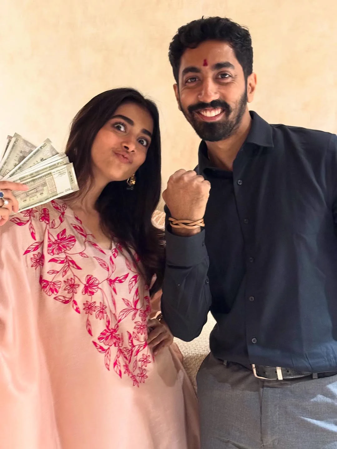 Pooja Hegde Rakhi Celebrations with her Brother Rishabh Hegde