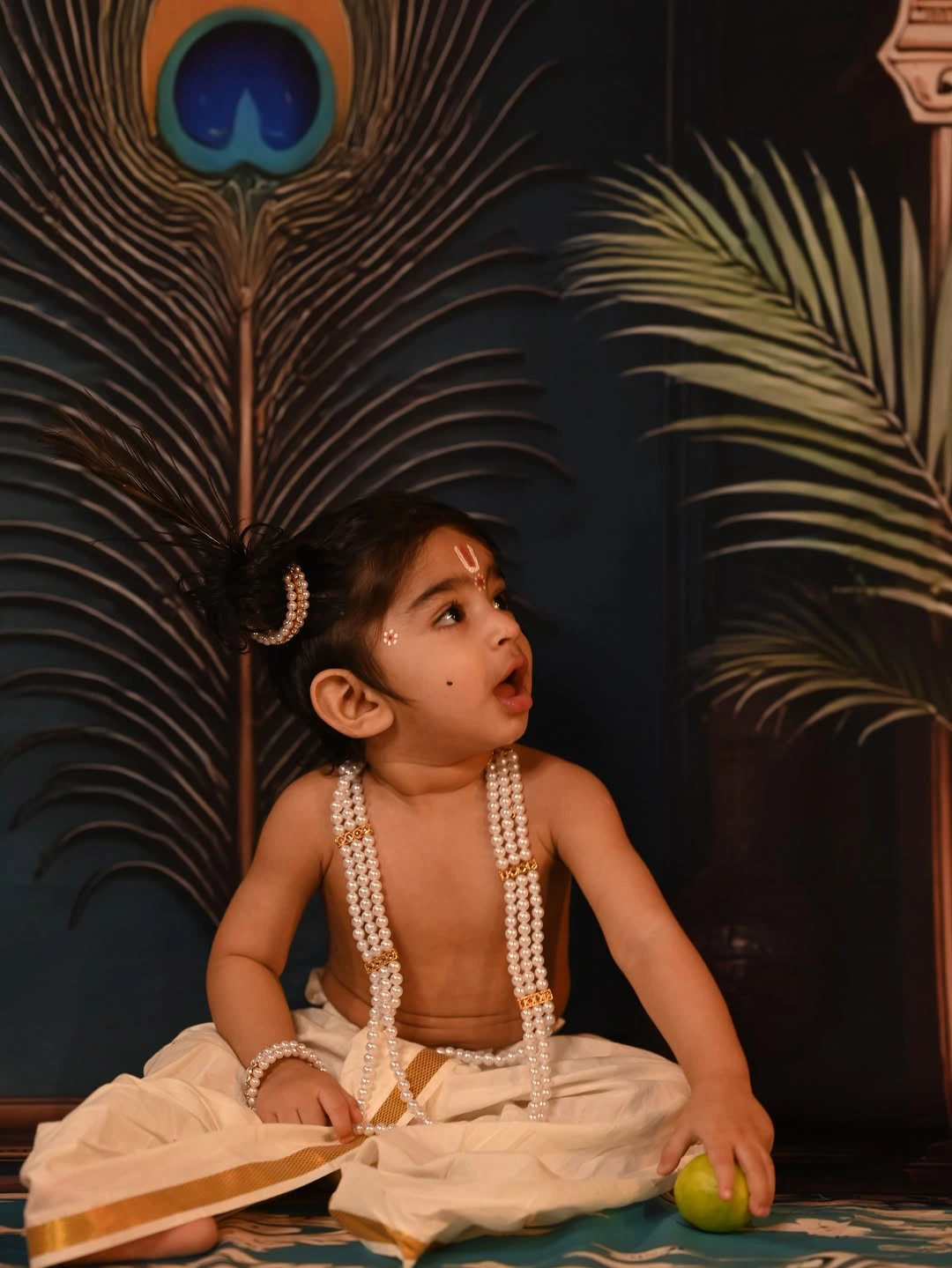 Pranitha Subhash Krishnashtami Special Photos with her Son