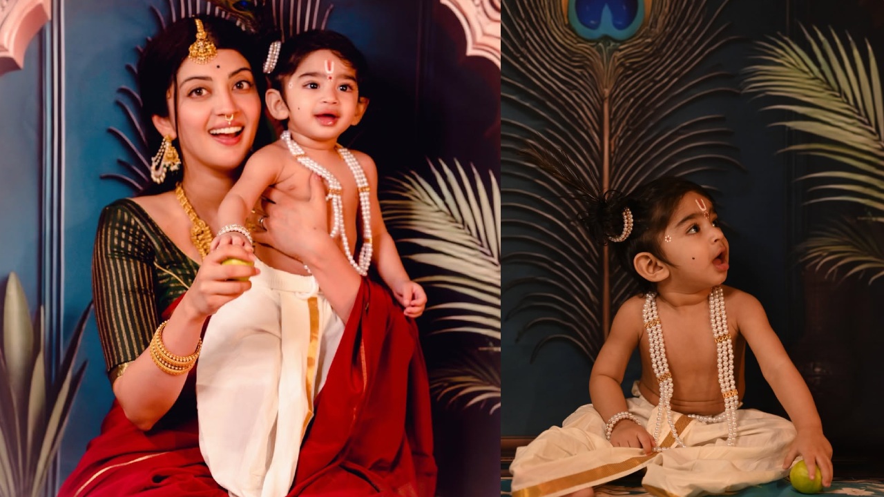 Pranitha Subhash : కృష్ణాష్టమి స్పెషల్.. కొడుకుని చిన్ని కృష్ణుడిగా చేసిన హీరోయిన్.. ఫొటోలు..