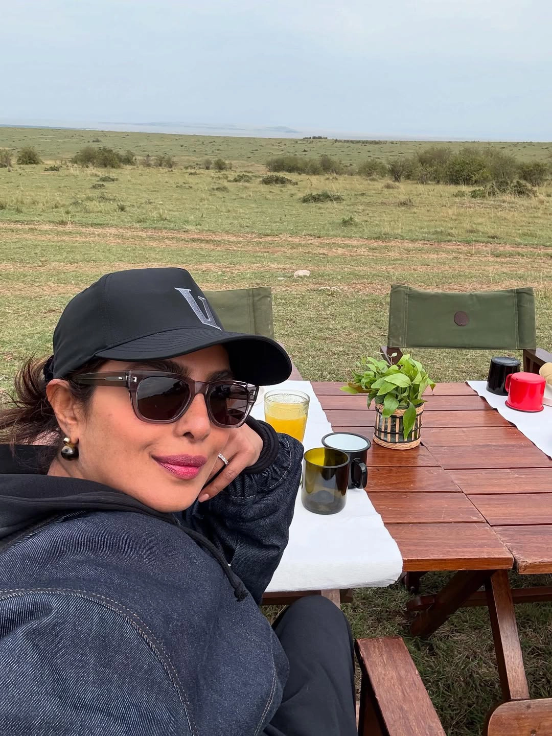 Priyanka Chopra Photos from Mahesh Babu Rajamouli Shoot