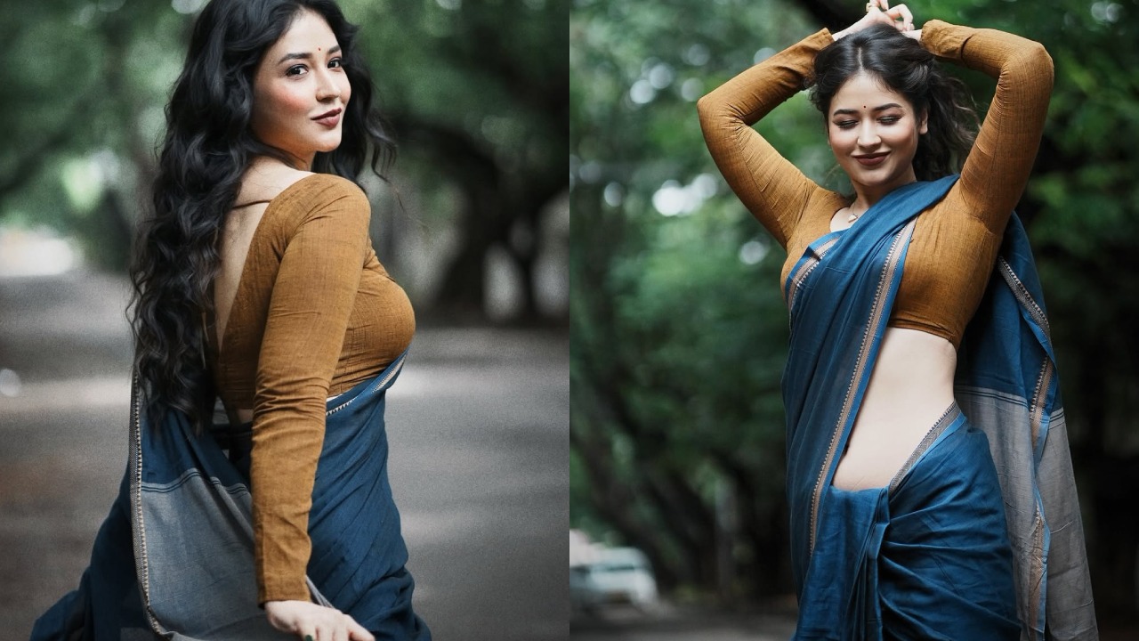 Priyanka Jawalkar : చీరకట్టులో ప్రియాంక జవాల్కర్ పరువాలు..