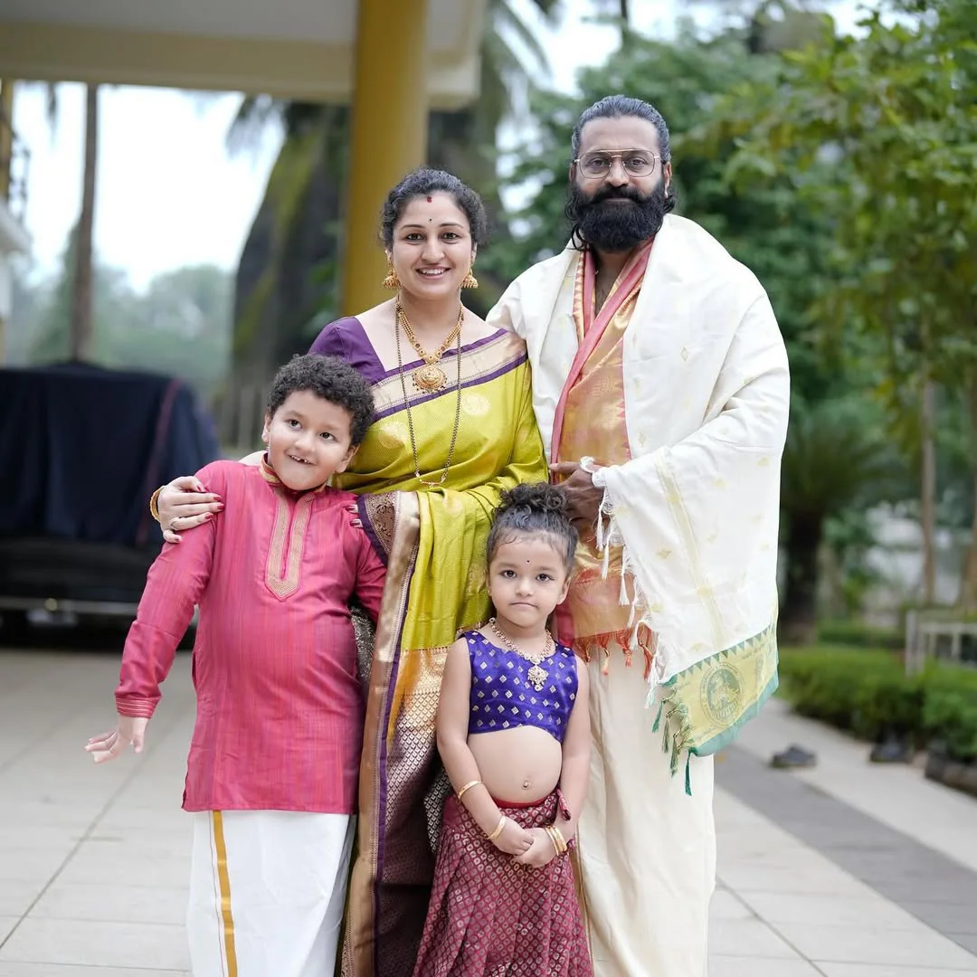 Rishab Shetty Varalakshmi Vratham Special Family Photos