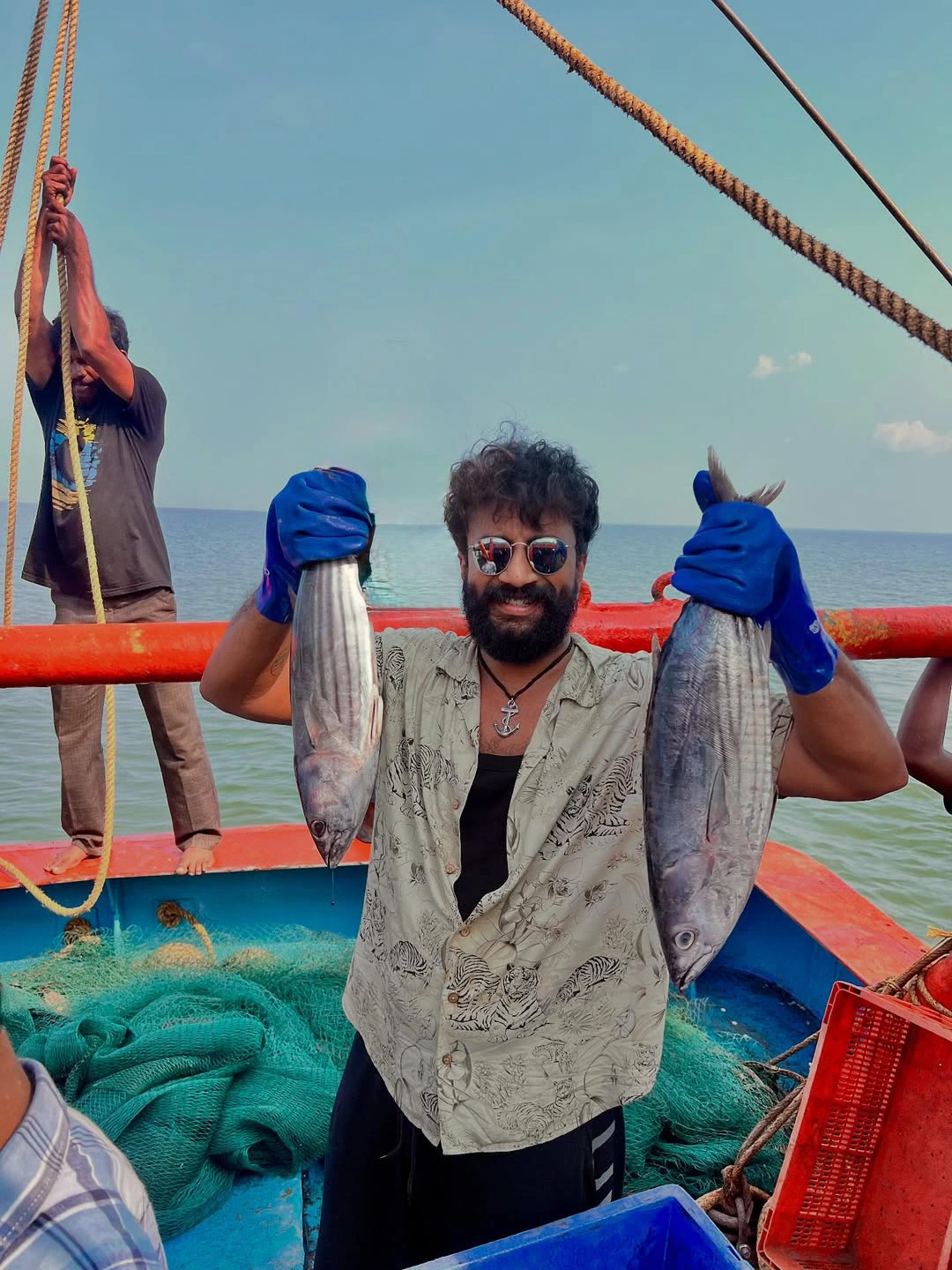 Satyadev Shares Arabia Kadali Web Series Shooting Photos