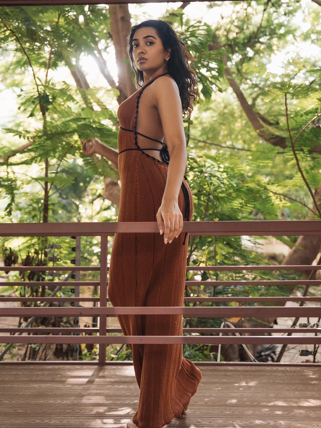 Shivathmika Rajashekar Poses in Back Less Dress