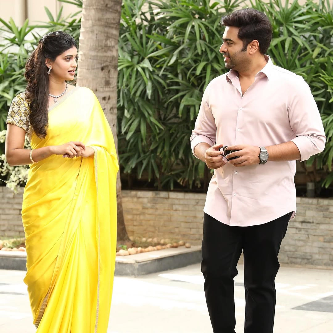 Siree Lella Shares Working Stills with Nara Rohith