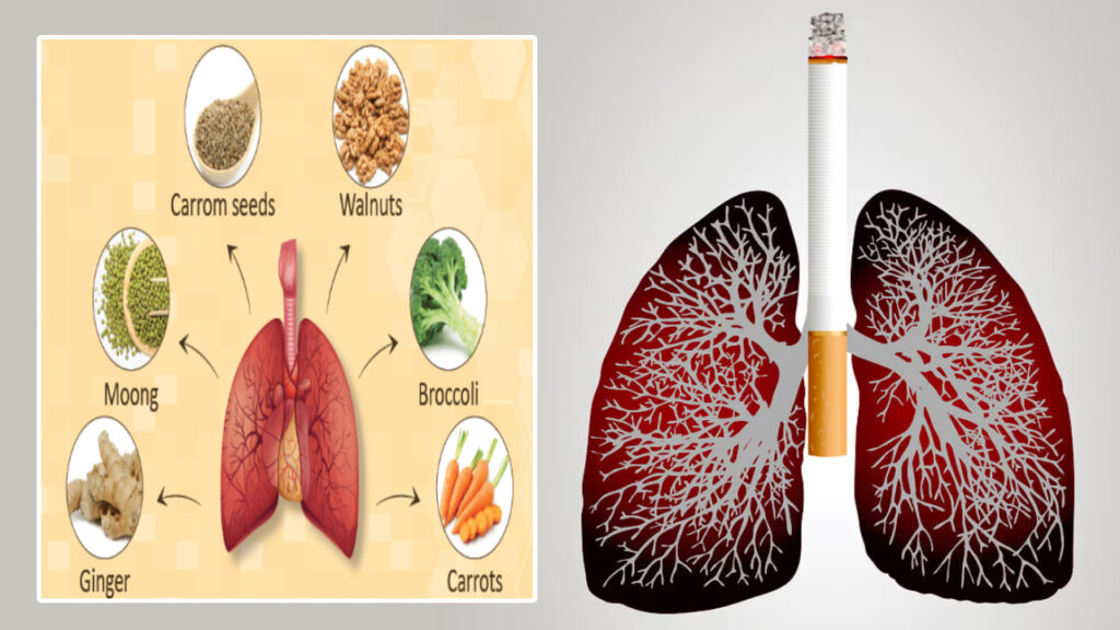 These are the foods that cigarette smokers should eat for lung health