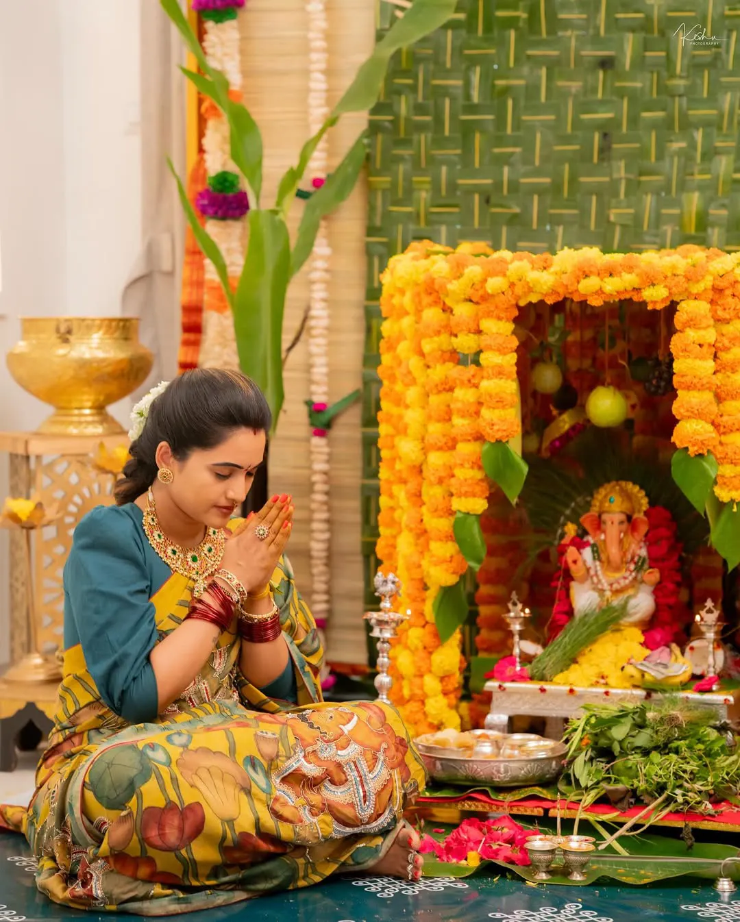 Sravanthi Chokarapu Vinayaka Chavithi Celebrations