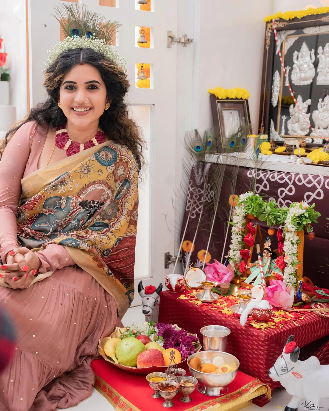Anchor Sravanthi Chokarapu Krishnashtami Celebrations