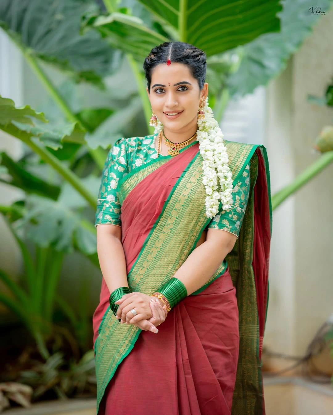 Varalakshmi Vratham Anchor Sravanthi Chokarapu Traditional Photos