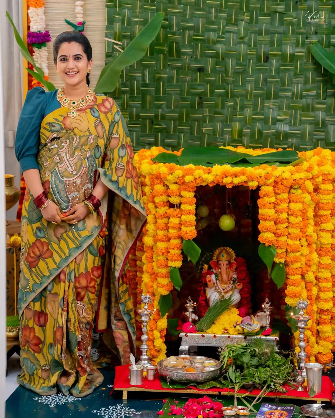 Sravanthi Chokarapu Vinayaka Chavithi Celebrations