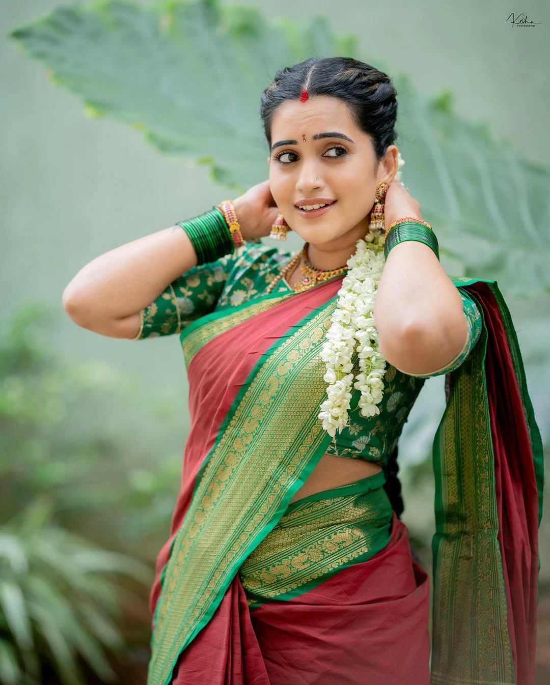 Varalakshmi Vratham Anchor Sravanthi Chokarapu Traditional Photos