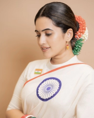 Sravanthi Chokarapu Independence Day Special Photos