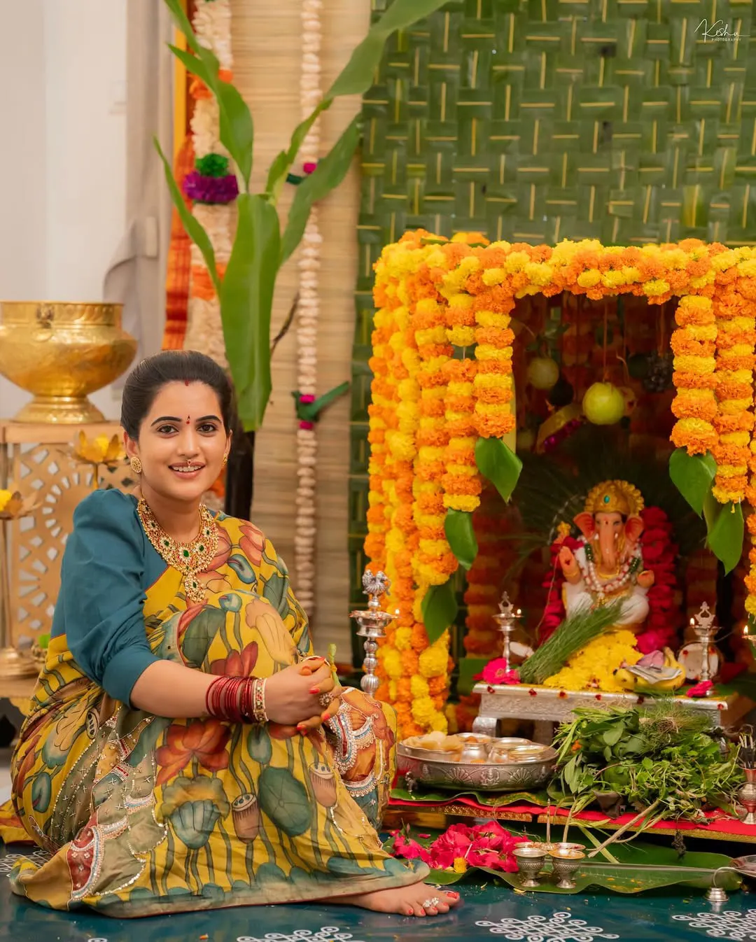 Sravanthi Chokarapu Vinayaka Chavithi Celebrations