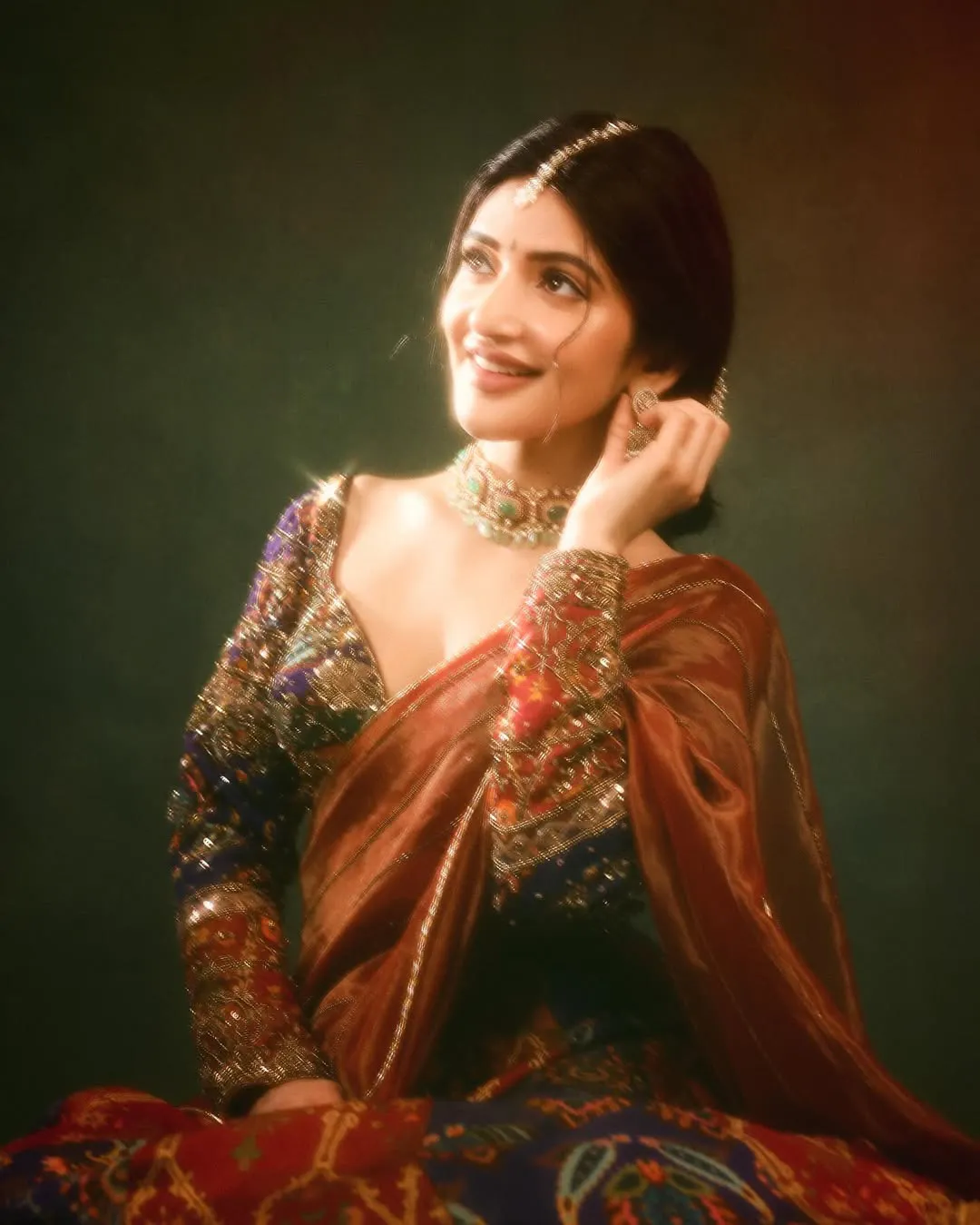Sreeleela Shines in Traditional Dress