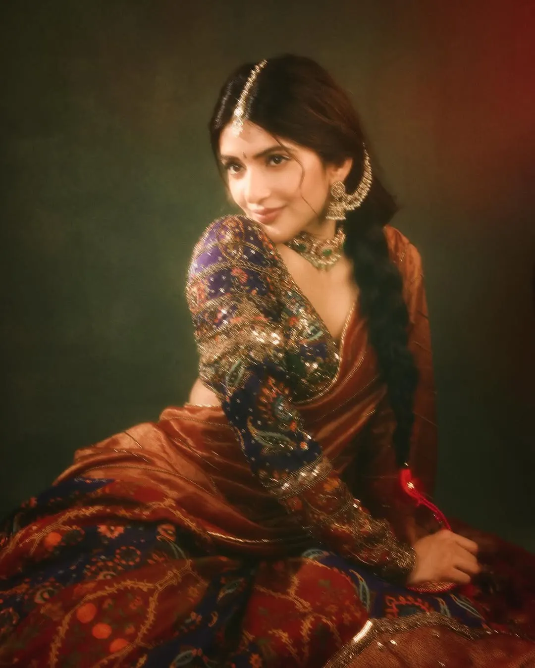 Sreeleela Shines in Traditional Dress
