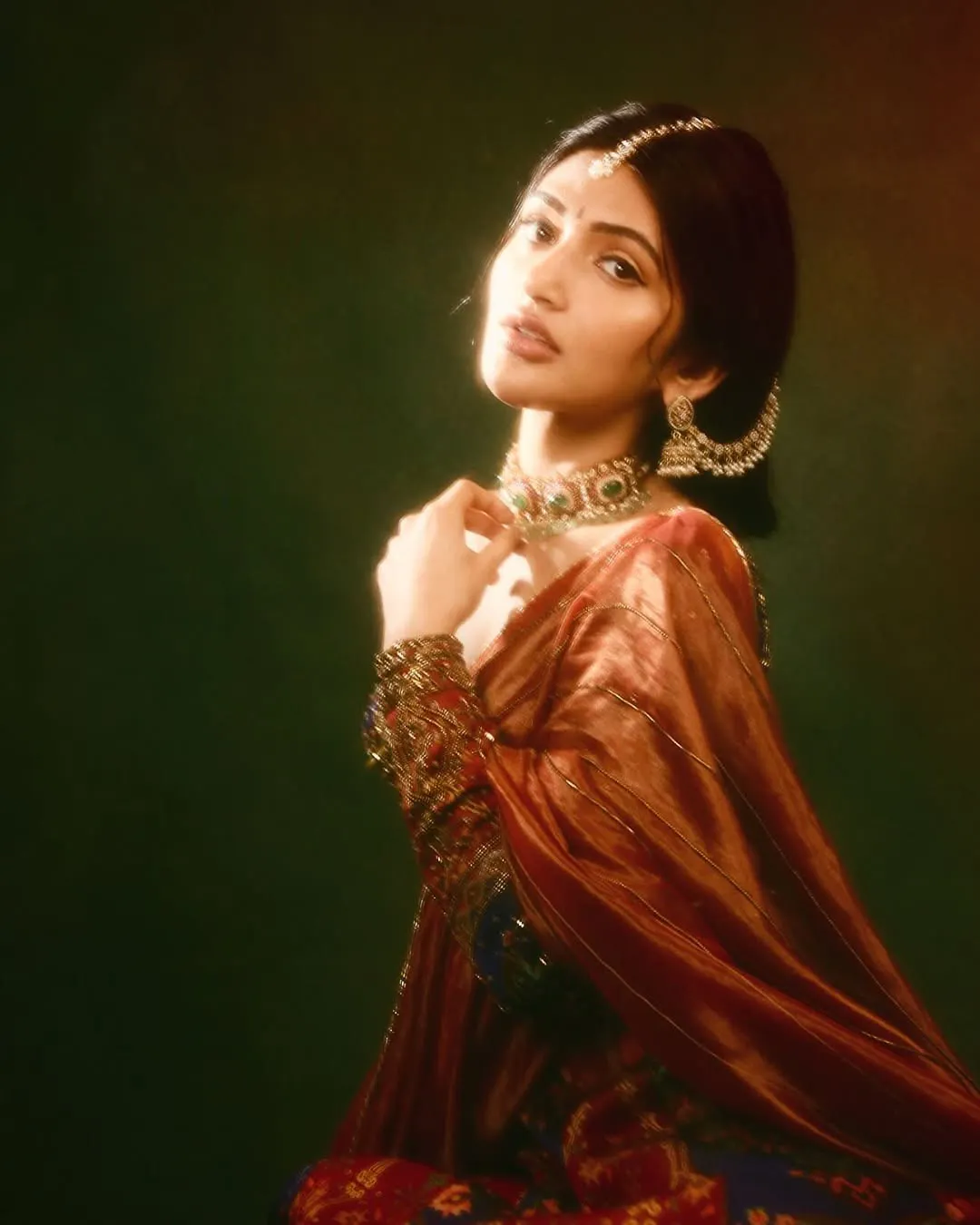 Sreeleela Shines in Traditional Dress