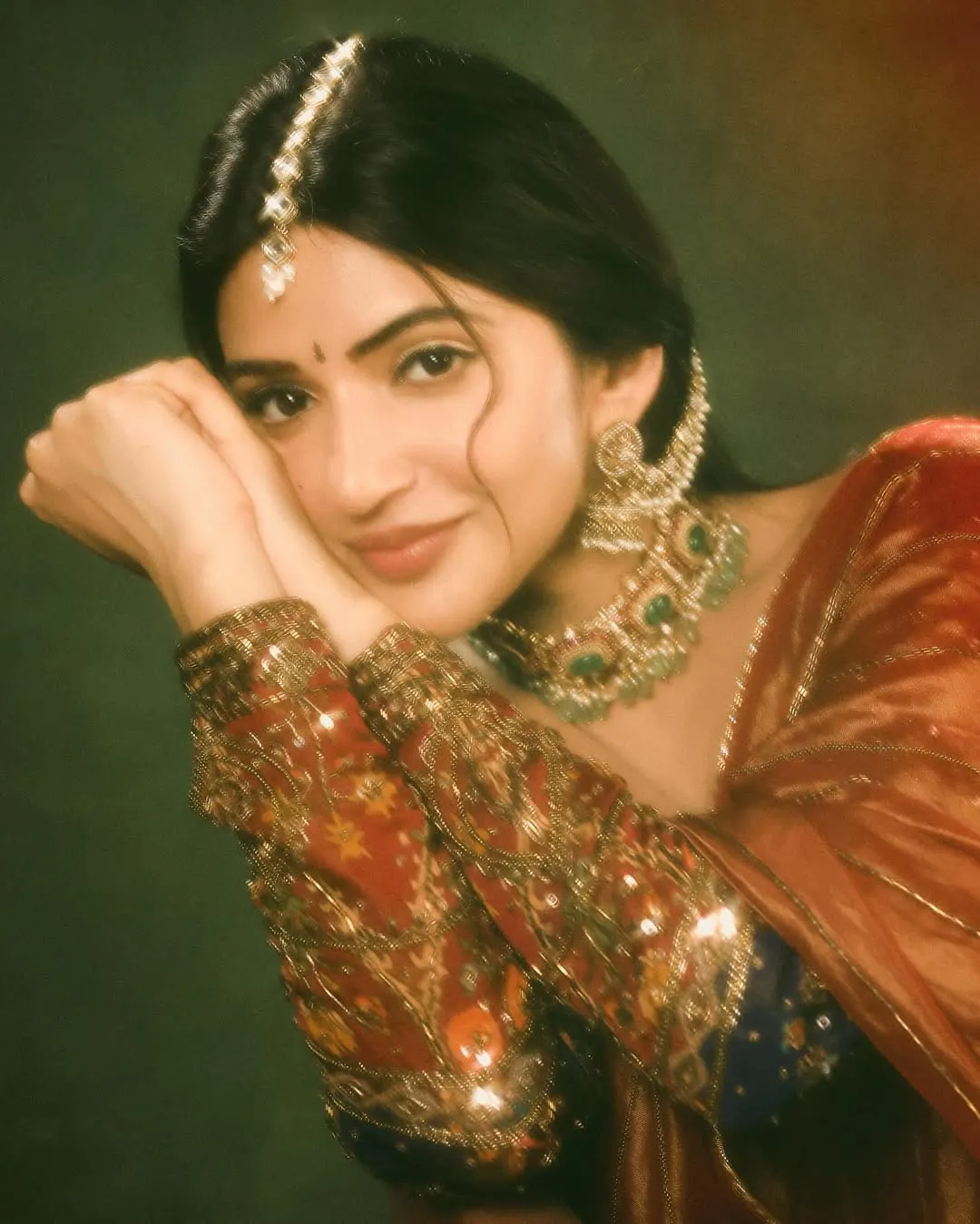 Sreeleela Shines in Traditional Dress