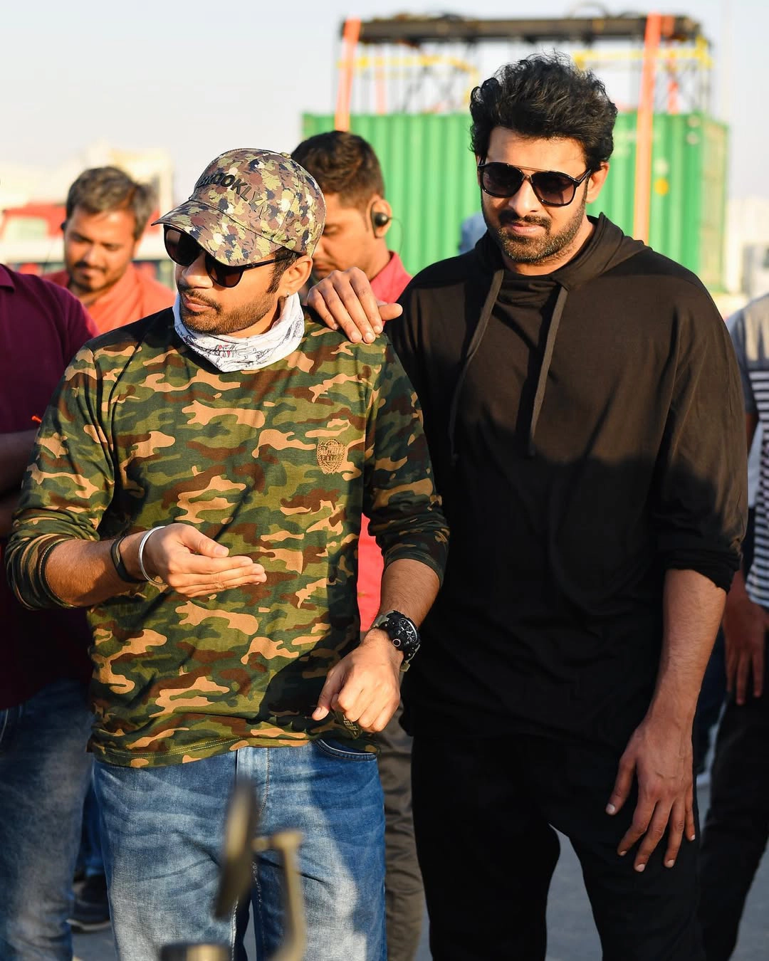 Sujeeth Shares Prabhas Saaho Working Stills