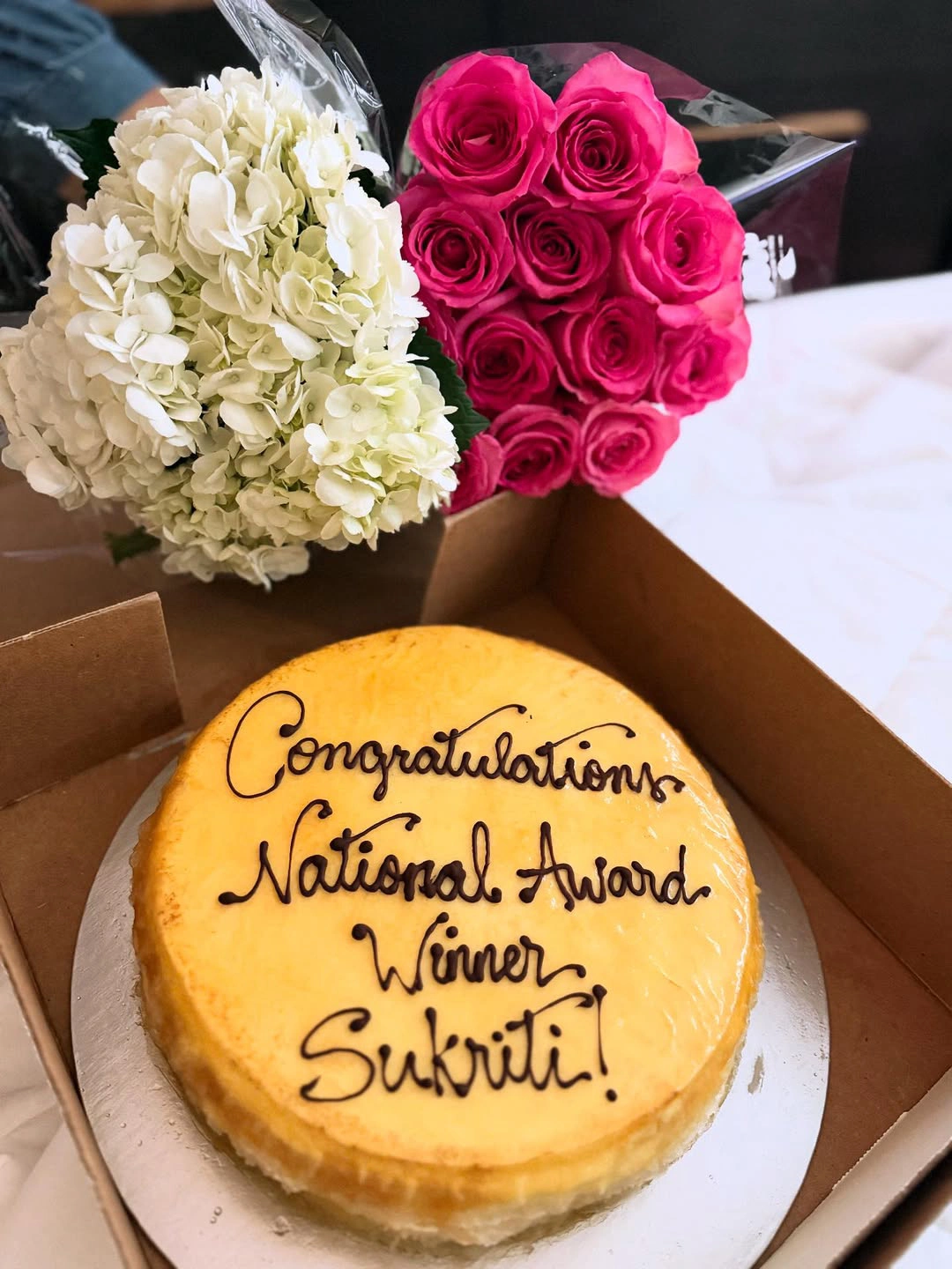 Sukumar Daughter Sukriti Veni National Award Winning Celebrations