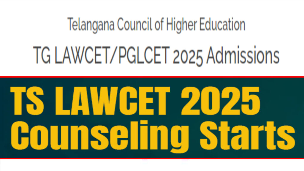 Telangana LawCET 2025 Counseling First Phase Registration Started