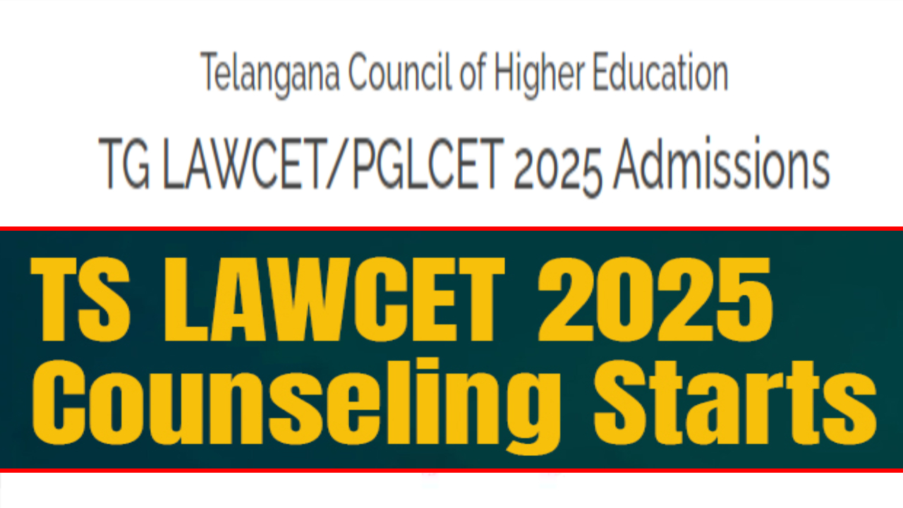 TG LAWCET 2025: తెలంగాణ లాసెట్ కౌన్సెలింగ్ అప్డేట్.. ఫస్ట్ ఫేజ్ రిజిస్ట్రేషన్ స్టార్ట్.. ఒక్క క్లిక్ తో రిజల్ట్స్, ముఖ్య తేదీలు, పూర్తి వివరాలు తెలుసుకోండి TG LAWCET 2025: తెలంగాణ లాసెట్ కౌన్సెలింగ్ అప్డేట్.. ఫస్ట్ ఫేజ్ రిజిస్ట్రేషన్ స్టార్ట్.. ఒక్క క్లిక్ తో రిజల్ట్స్, ముఖ్య తేదీలు, పూర్తి వివరాలు తెలుసుకోండి