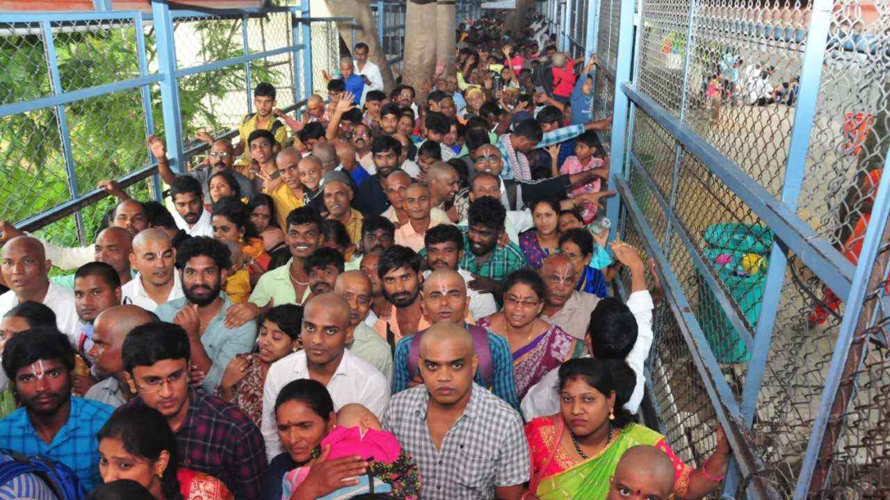 Tirumala Rush: ఇసుకేస్తే రాలనంత జనం.. తిరుమలలో భారీగా పెరిగిన భక్తుల రద్దీ.. దర్శనానికి ఏకంగా ఎన్నిగంటలంటే.. Tirumala Rush: ఇసుకేస్తే రాలనంత జనం.. తిరుమలలో భారీగా పెరిగిన భక్తుల రద్దీ.. దర్శనానికి ఏకంగా ఎన్నిగంటలంటే..