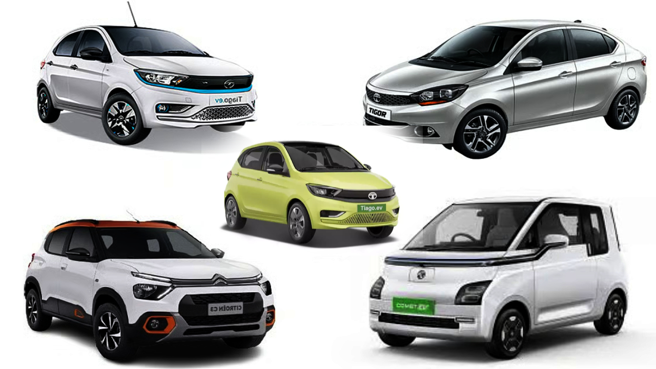 Top 5 Electric Cars : కొత్త EV కారు కావాలా? రూ. 15 లక్షల లోపు ధరలో టాప్ 5 టాటా ఎలక్ట్రిక్ కార్లు ఇవే.. టియాగో నుంచి టిగోర్ వరకు.. Top 5 Electric Cars : కొత్త EV కారు కావాలా? రూ. 15 లక్షల లోపు ధరలో టాప్ 5 టాటా ఎలక్ట్రిక్ కార్లు ఇవే.. టియాగో నుంచి టిగోర్ వరకు..