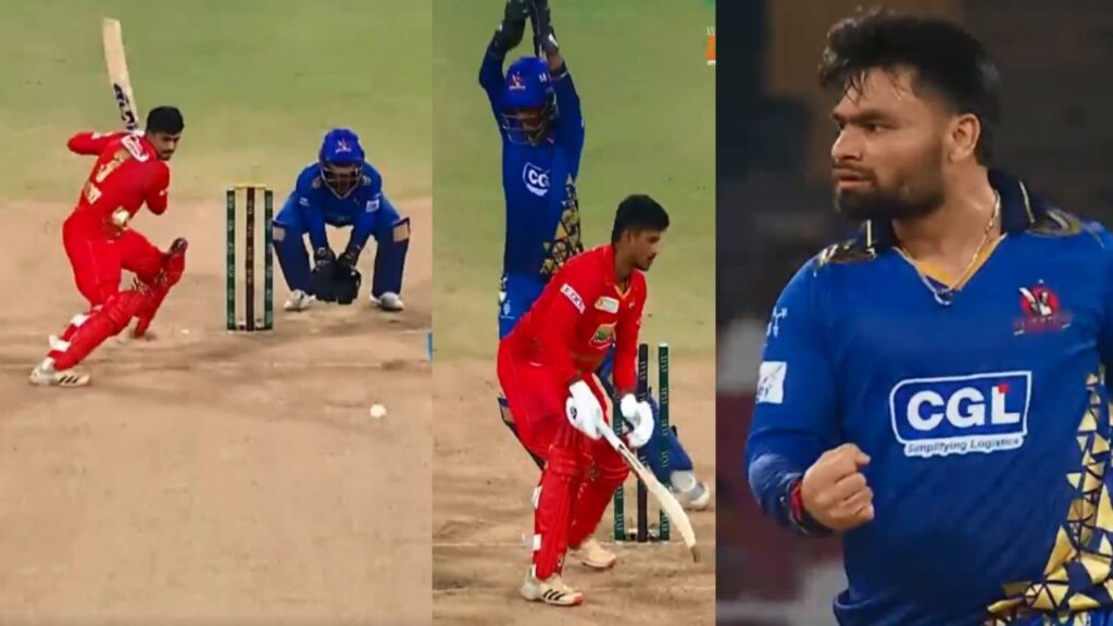UP T20 League 2025 Rinku Singh shows aggression after first ball wicket