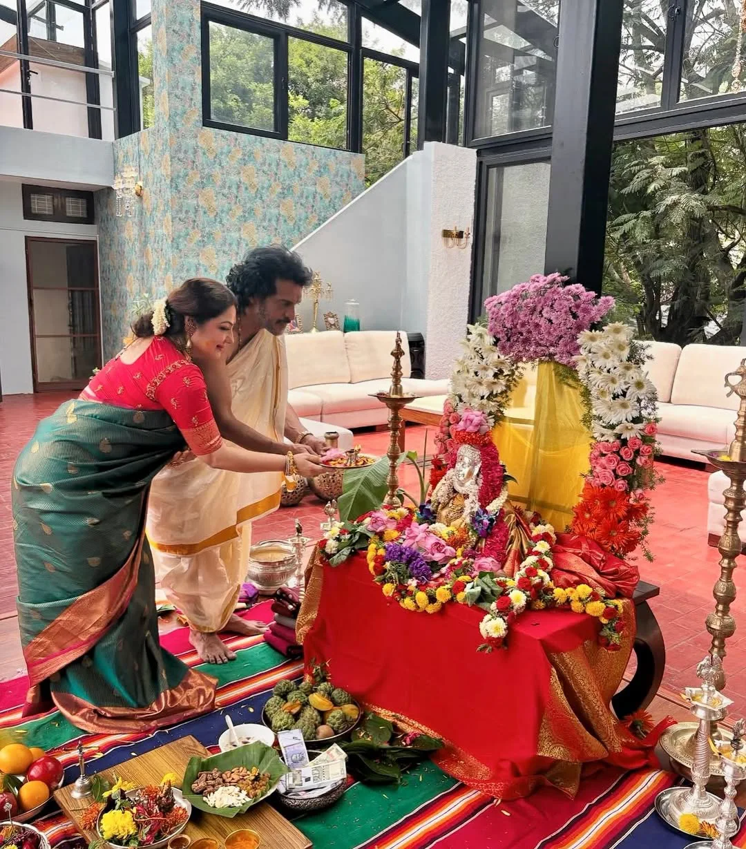 Upendra Kumar Priyanka Varalakshmi Vratham Photos