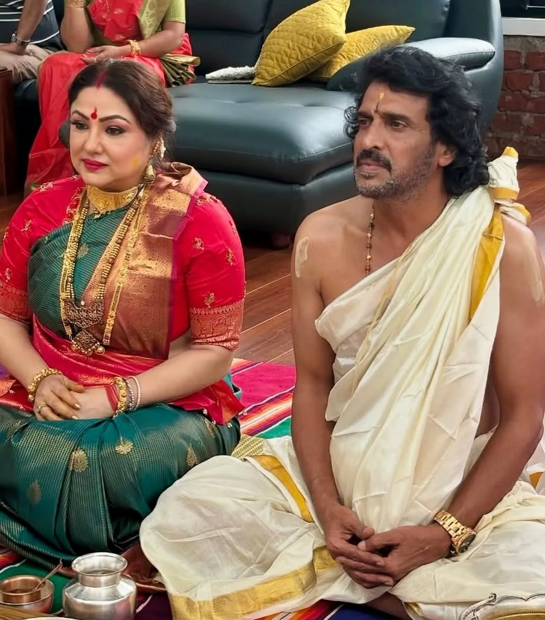 Upendra Kumar Priyanka Varalakshmi Vratham Photos