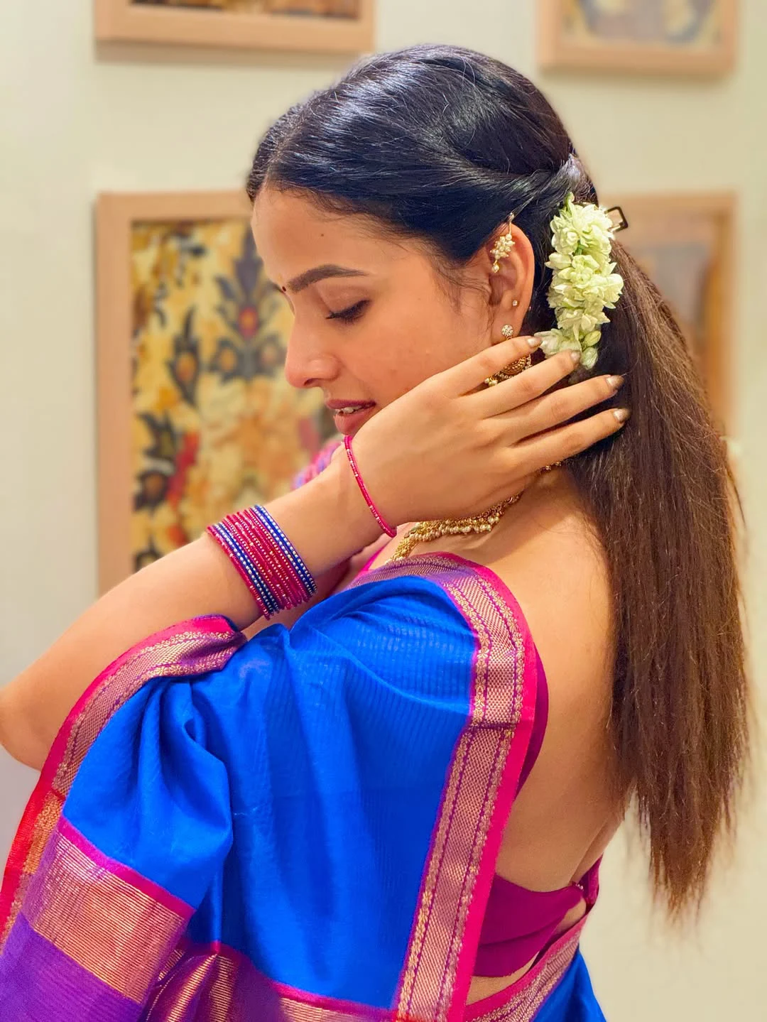Vaishnavi Chaitanya Varalakshmi Vratham Traditional Photos